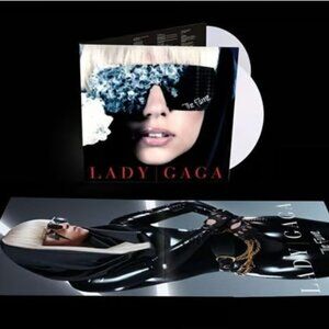 Lady Gaga The Fame 2-LP ~ Exclusive Colored Vinyl (White) + Poster ~New/Sealed!